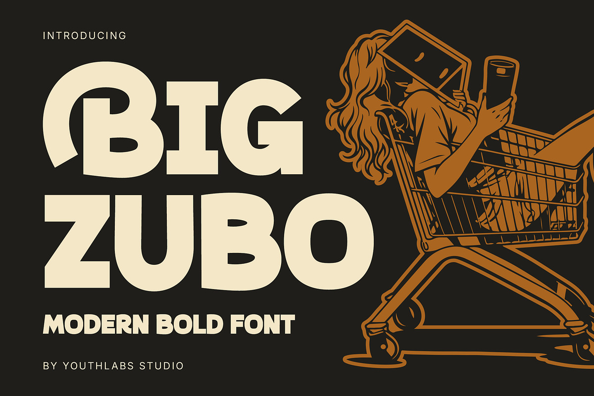 Big Zubo – Modern Bold Display Font, a Sans Serif Font by Youthlabs Studio (Photo 1 of 13)