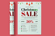 Merry Christmas Sale Poster Layout, a Stationery Template by ContestDesign (Thumbnail 3 of 3)