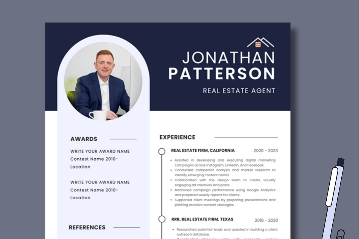 Realtor Resume Template Real Estate