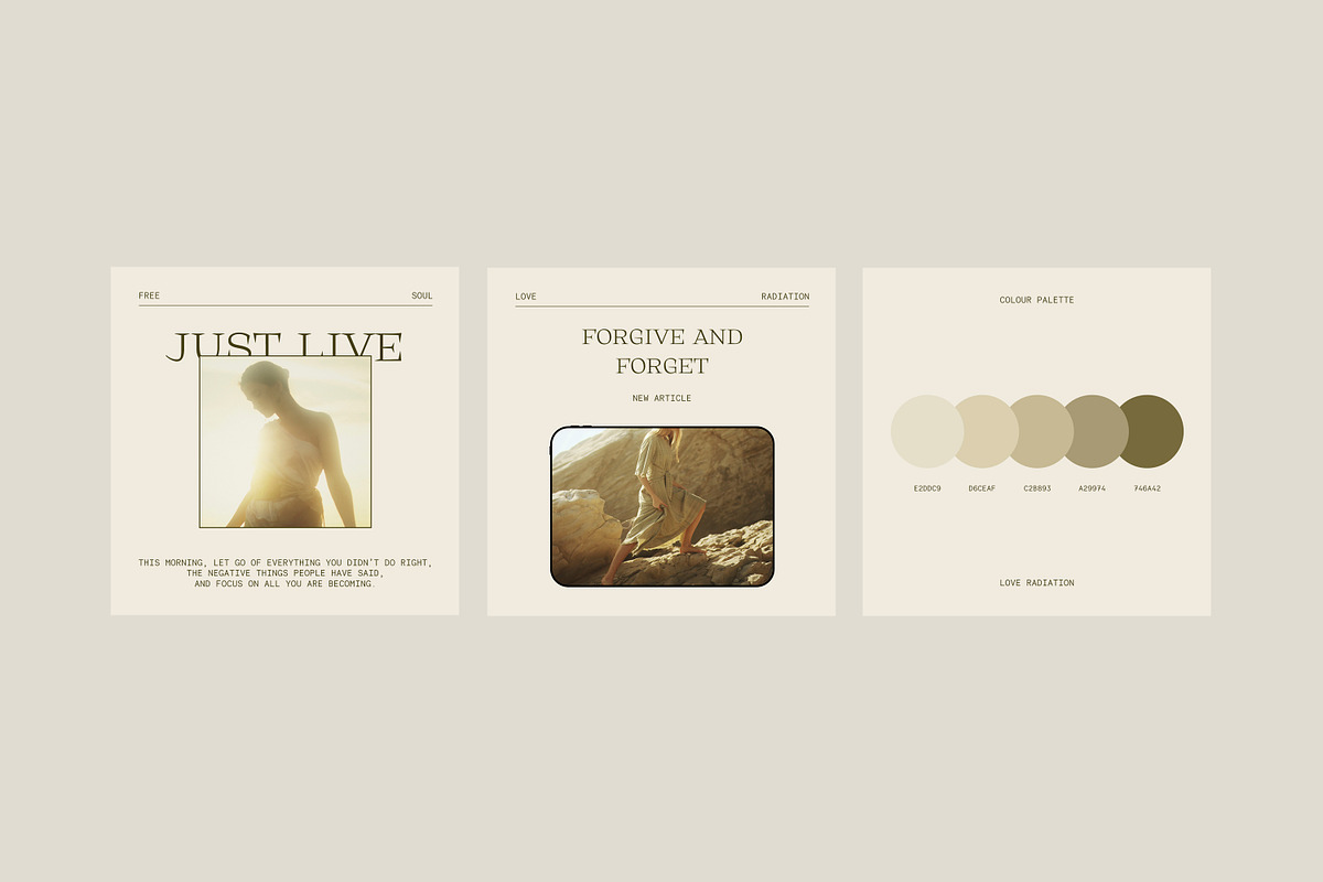 Instagram Creator Social Templates, a Social Media Template by Love Radiation Studio (Photo 5 of 16)