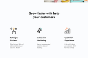Social proofing Landing Page, a Landing Page Template by FoxStore (Thumbnail 3 of 6)