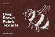 Deep Brown Fabric Textures, a Texture Graphic by Pitchlook.Studio (Thumbnail 1 of 2)