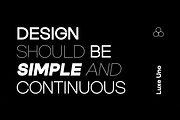 LUXE UNO - Modern Font Family, a Sans Serif Font by Designova® (Thumbnail 7 of 14)