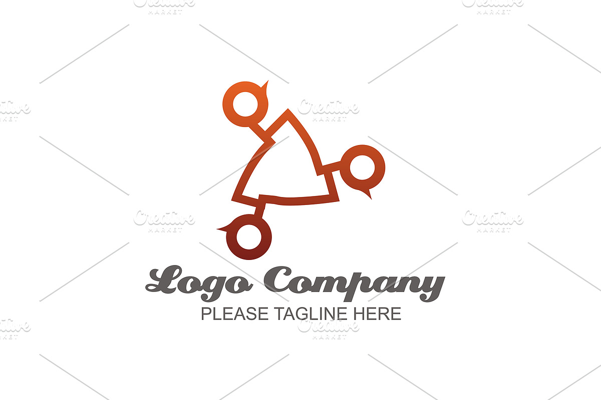 20 Logo Connecting Templates Bundle, a Branding & Logo Template by Friendesigns (Photo 5 of 21)