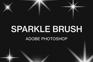 Photoshop sparkle brush set