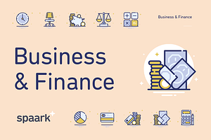 Spaark Business & Finance (20 icons)