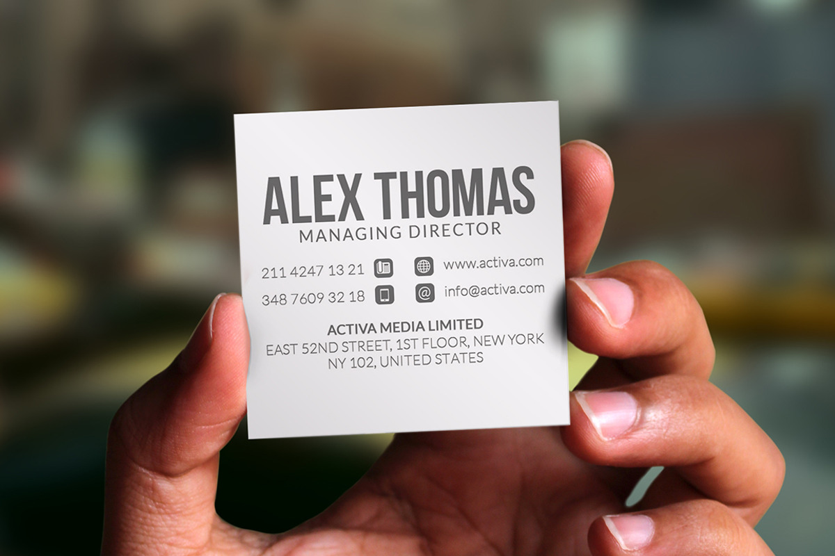 Iconic Media Business Card, a Business Card Template by Marvel (Photo 4 of 6)
