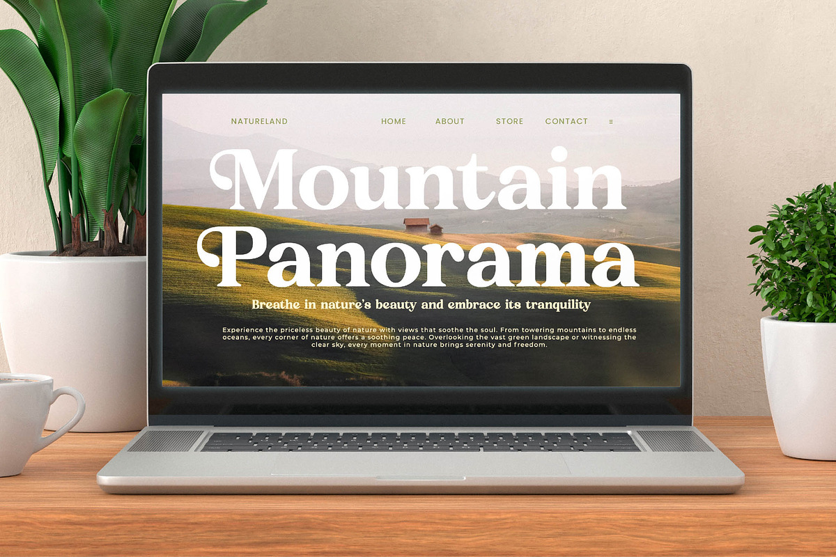 Sunday Ridges Retro Serif Font, a Serif Font by timelesstype.co (Photo 9 of 20)