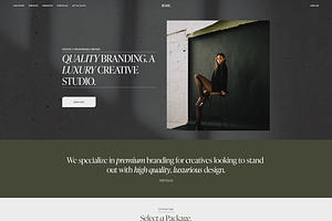 Rome Squarespace Template