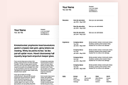 Resume Template, a Resume Template by DjectStudio (Thumbnail 2 of 5)