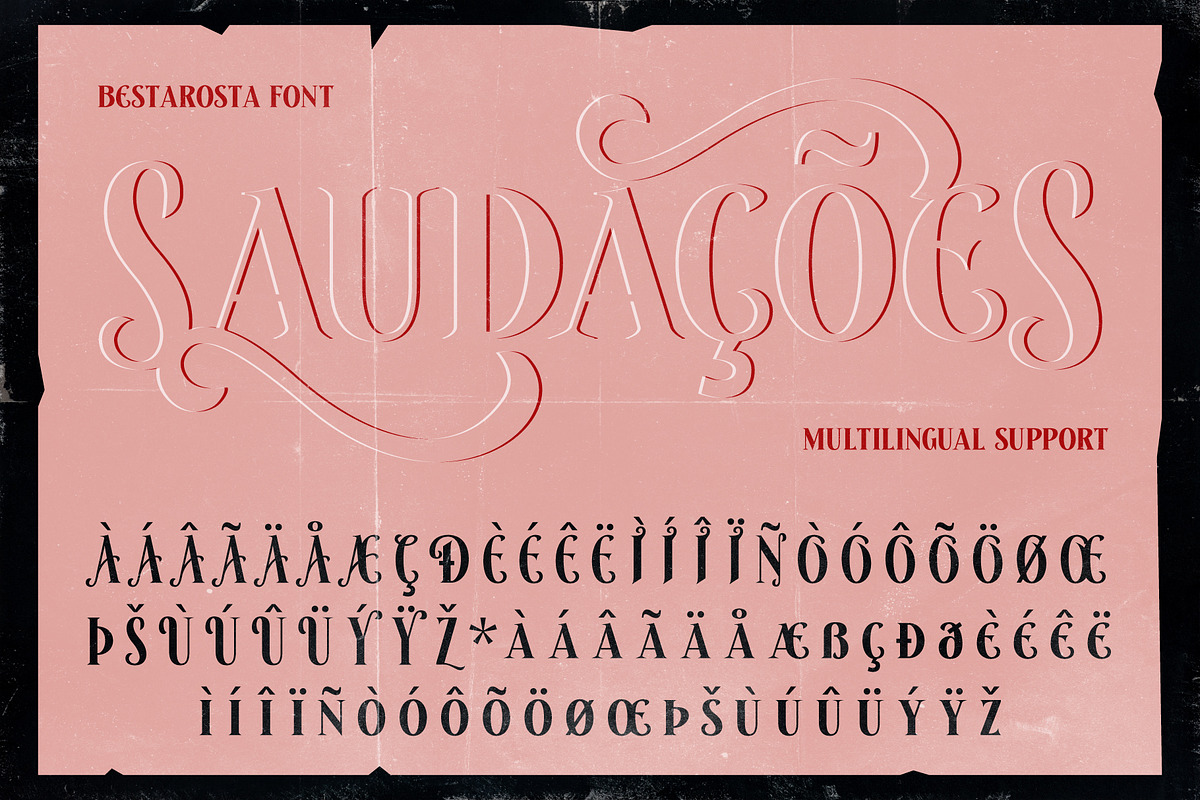Besta Rosta - Romantic Classic Font, a Serif Font by Drizy (Photo 6 of 10)