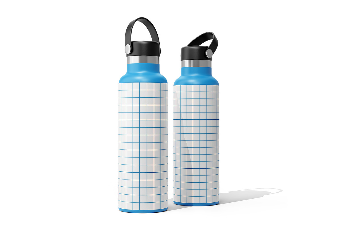 Hydro Flask Water Bottle Mockup, a Packaging Mockup by Akebareee (Photo 2 of 3)