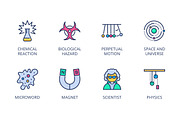 96 Science icons, an Outline Icon by vectorstank (Thumbnail 13 of 14)
