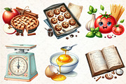 Watercolor Recipe Clipart, an Illustration by DreamCafeArt (Thumbnail 3 of 7)