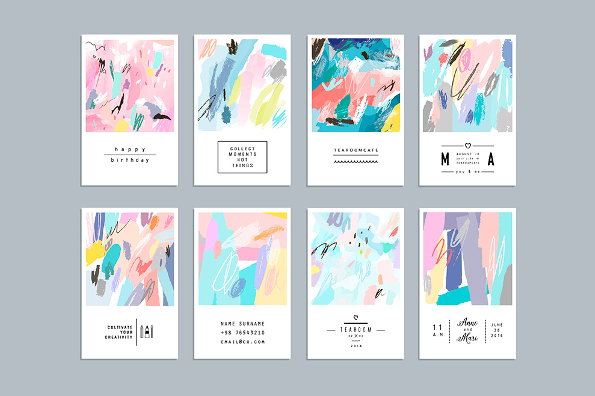 Abstractionism, a Stationery Template by Lera Efremova (Photo 5 of 7)