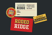 Backway – Extrude Western Slab Font, a Slab Serif Font by Drizy (Thumbnail 8 of 10)
