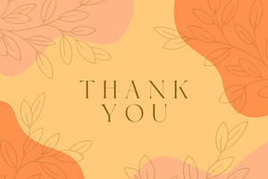 Thank You Card 2 Sided