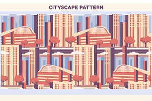 Cityscape Illustrations & Patterns