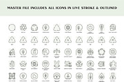Sustainable Packaging Icons, an Outline Icon by Uniko Studio (Thumbnail 3 of 5)