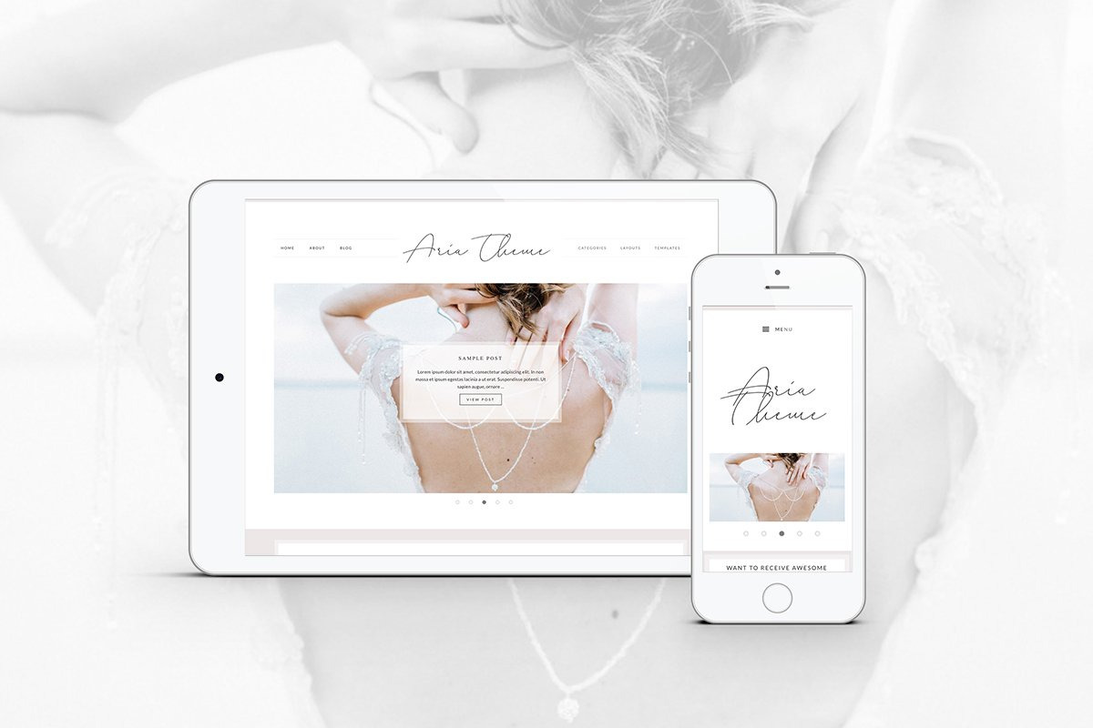 Aria - WordPress Theme, a WordPress Template by Bella Creative Studio (Photo 3 of 3)