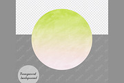 30 Ombre Two Tone Circle Frames PNG, an Object Graphic by ThingsbyLary (Thumbnail 10 of 10)
