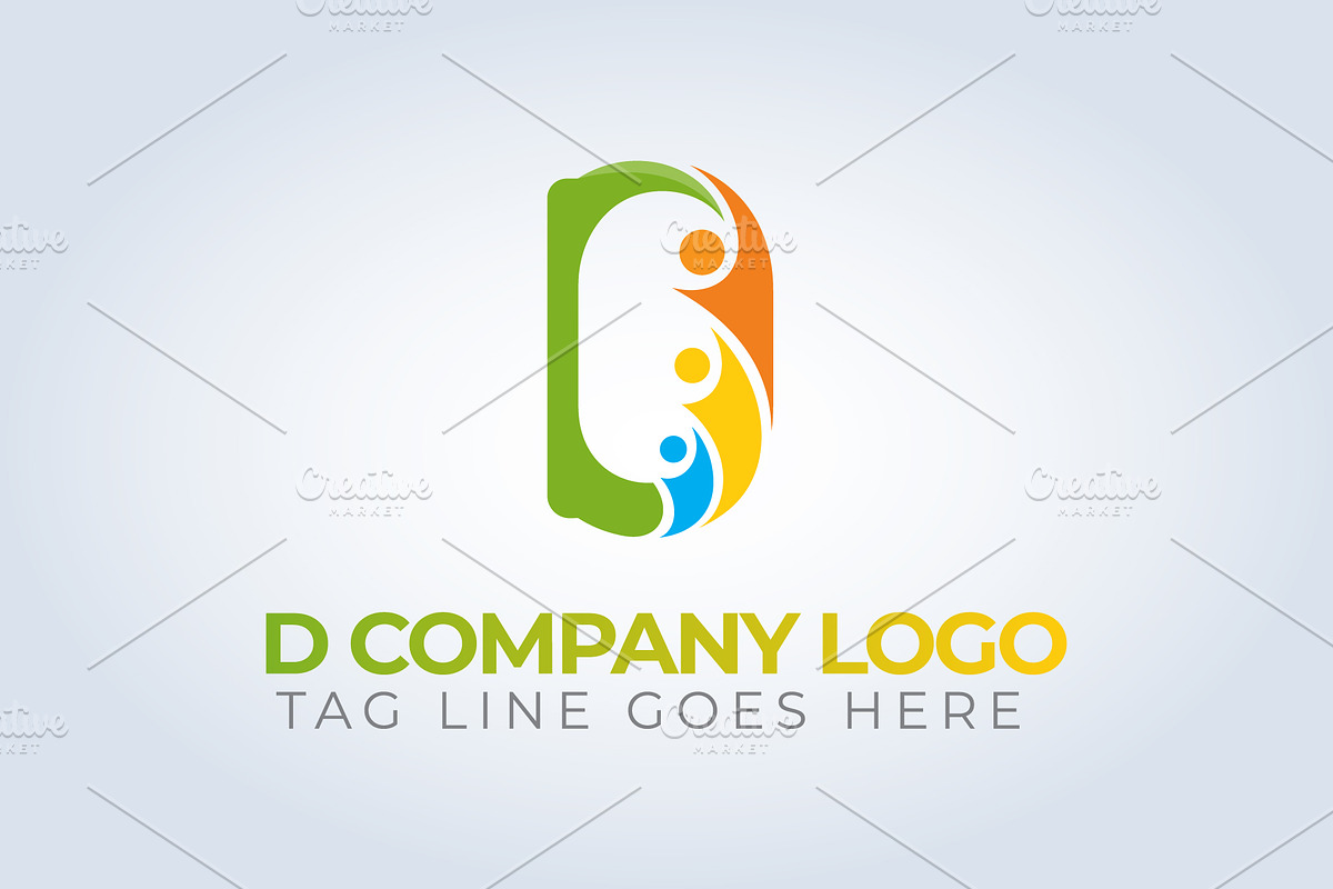 D letter Company Logo Template, a Branding & Logo Template by arslantanoli (Photo 1 of 4)
