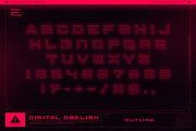 Digital Obelisk – A Cyberpunk Font, a Serif Font by Pathfinder Goods (Thumbnail 4 of 9)