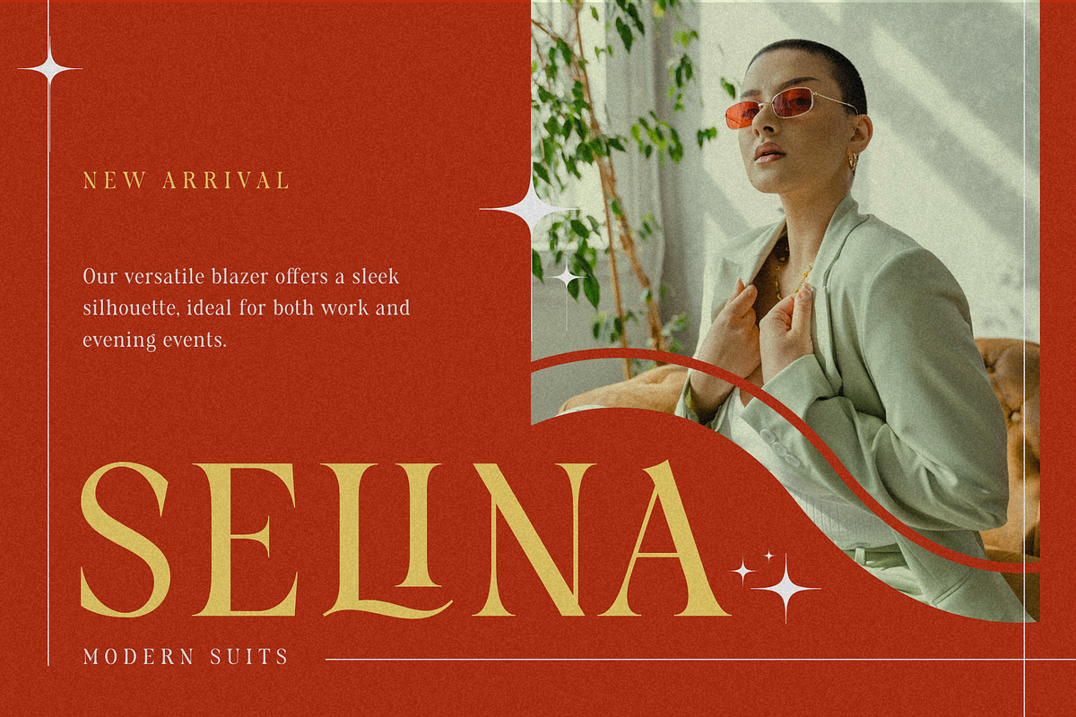 Fliren - Stylish Serif Font, a Serif Font by Sronstudio (Photo 5 of 16)