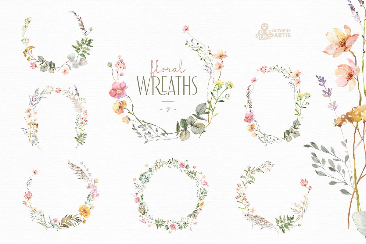 Floral Treasure. Gentle Collection, an Illustration by OctopusArtis (Photo 9 of 12)
