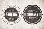 Vintage Circular Badges Vector Pack, an Object Graphic by Design Panoply (Thumbnail 3 of 5)