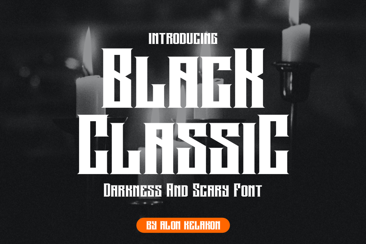 Black Classic, a Serif Font by alon kelakon (Photo 1 of 6)