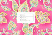Persian Pink Paisley luxury Patterns, a Graphic by TSTUDIO (Thumbnail 2 of 12)