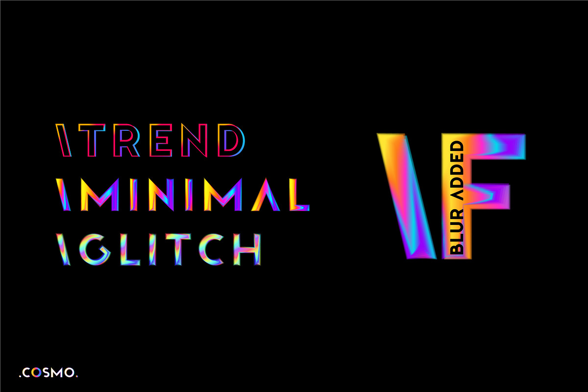 Cosmo. OTF-SVG Hologram family., a Symbol Font by Luxfont (Photo 5 of 9)