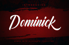 Dominick Script Font
