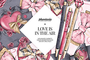 Valentines Day Planner Cliparts