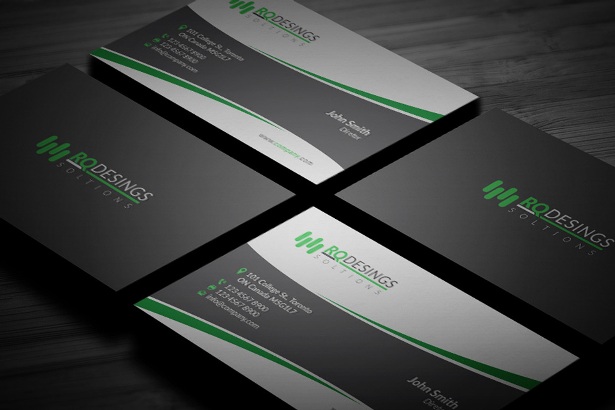 Corporate Business Card 20, a Business Card Template by RQ Designs (Photo 3 of 4)