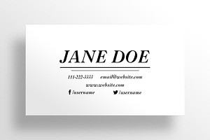 The Boutique -Business Card Template