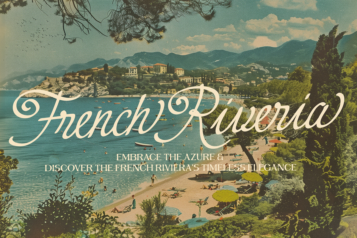 Le French Baguette Script, a Script Font by Nicky Laatz (Photo 10 of 21)