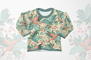 Tropical Exotic Boho Bird Pattern, a Pattern Graphic by StudioGlouna (Thumbnail 6 of 6)
