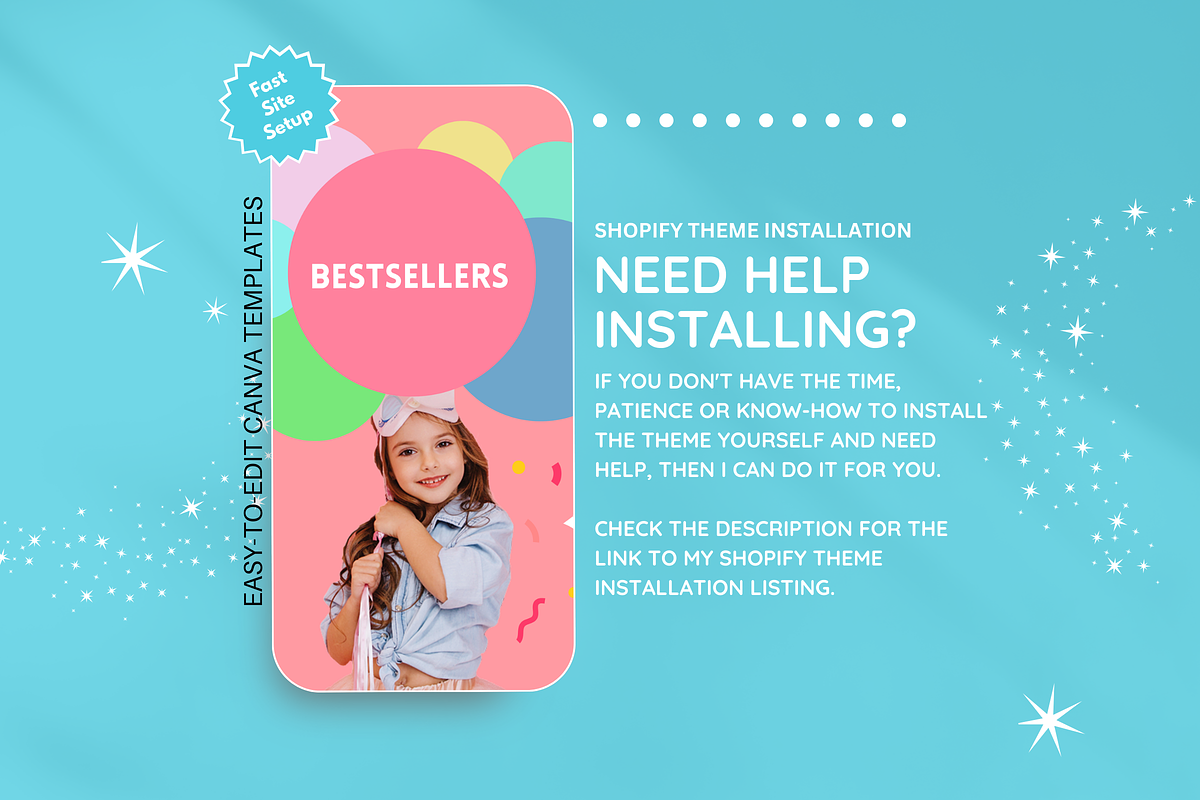 Kids Shopify Theme, a Shopify Template by SunshineStudioBoutique (Photo 7 of 8)