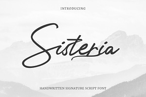 Sisteria Handwritten Signature