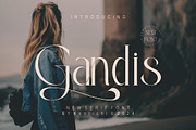 Gandis, a Serif Font by Kenrichi (Thumbnail 1 of 9)