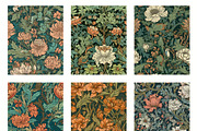 Seamless pattern with flowers, an Illustration by Pundateam (Thumbnail 2 of 5)
