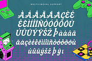 Arcadion – Modern Retro Font, a Serif Font by overlaytemplates (Thumbnail 5 of 5)
