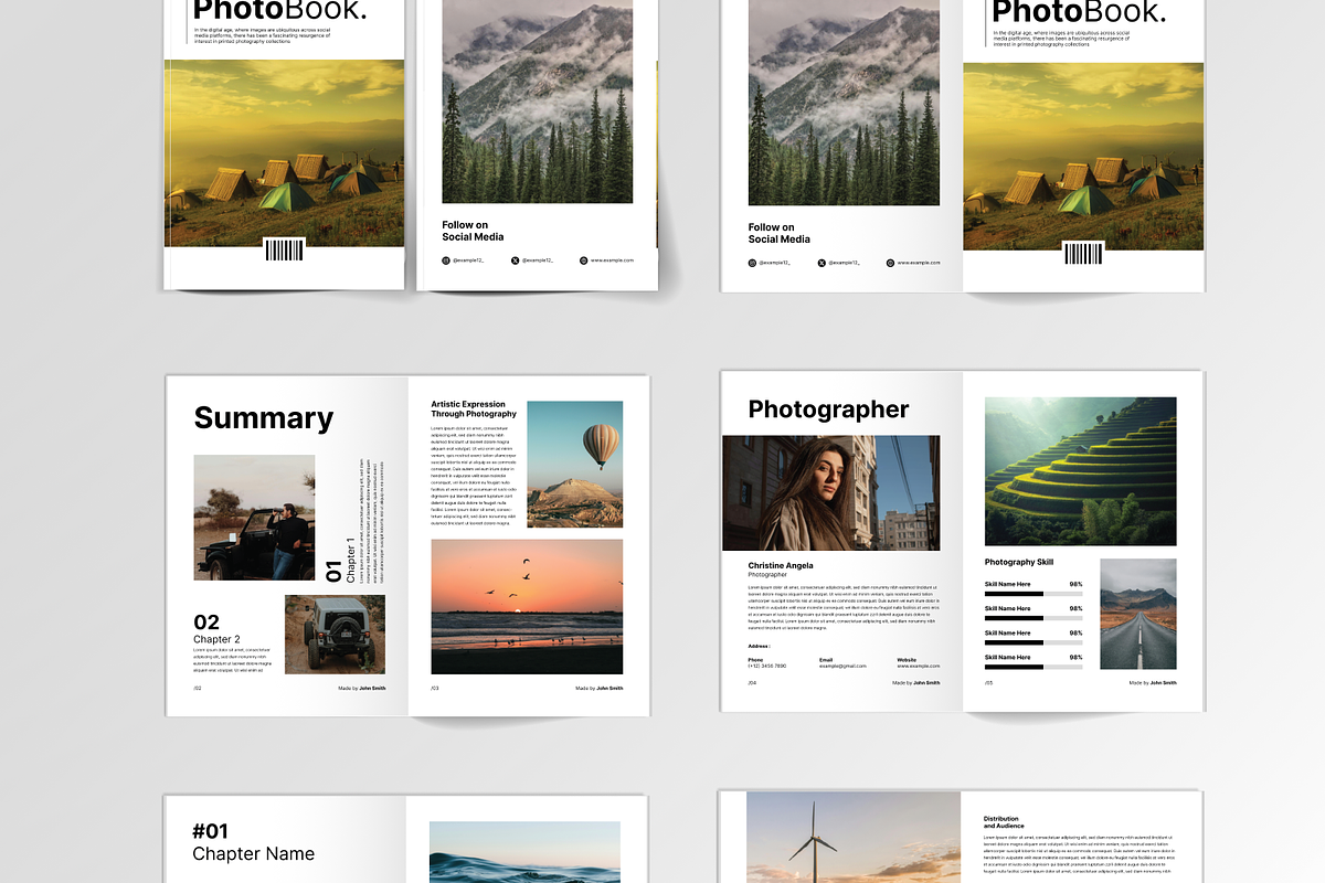 Minimalist Photobook Magazine, a Magazine Template by Annora Studio (Photo 5 of 6)