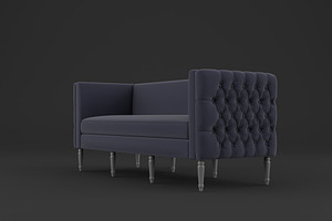 3D Models For Blender 5 Modern Sofas