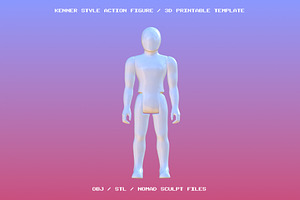 3D Retro Style Action Figure, a Characters & Person 3D Model by Jawa Station