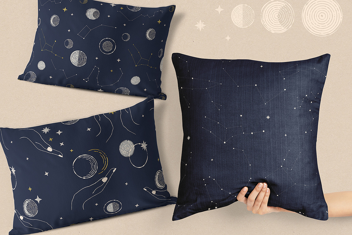 MOON magic patterns, a Pattern Graphic by HmarkaShop (Photo 3 of 4)