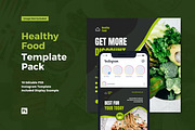 Healthy Food Instagram Post, a Social Media Template by CavenArt (Thumbnail 1 of 5)