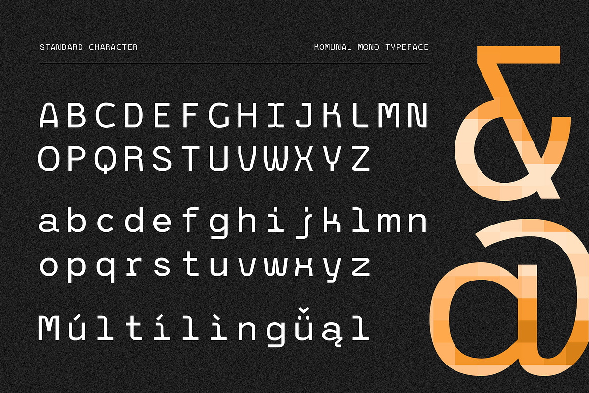 Komunal Mono - Monospace Font, a Sans Serif Font by Prominent & Affluent (Photo 9 of 11)